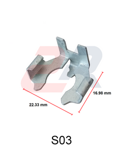 Fastener clip Weber injector (20 pieces)