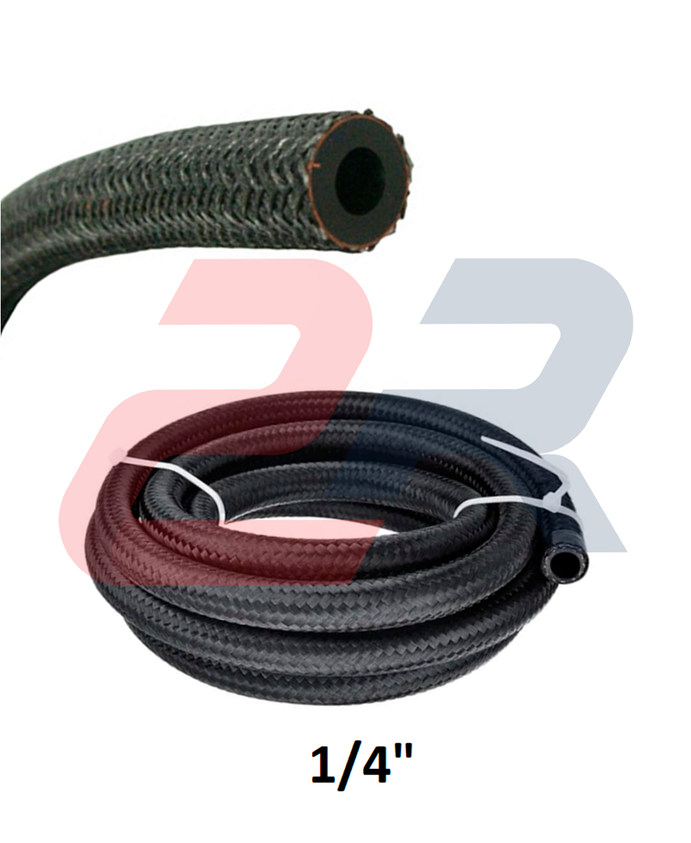 Hose p / reinforced fuel 1/4 